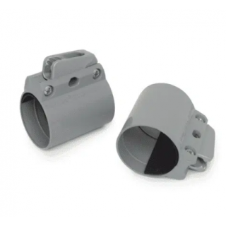 Taquet - Clam cleat gris foncé Ø 30-32 mm (la paire) - NAUTIX