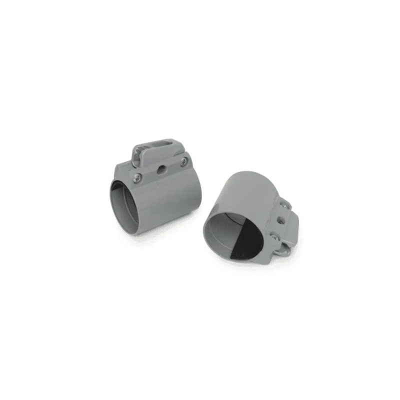 Taquet - Clam cleat gris foncé Ø 30-32 mm (la paire) - NAUTIX