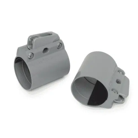 Taquet - Clam cleat gris foncé Ø 30-32 mm (la paire) - NAUTIX