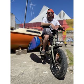 Vélo électrique biplace cargo compact - Yuvi 2