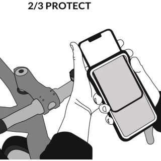 ELWING - Support smartphone vélo étui magnétique XL