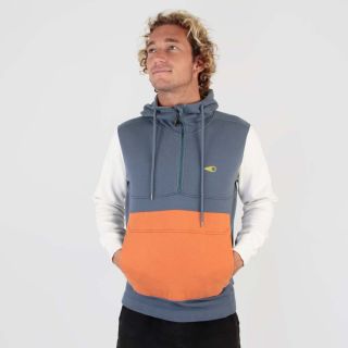 SOORUZ - SWEAT DEMI-ZIP À CAPUCHE BIO ATOLL