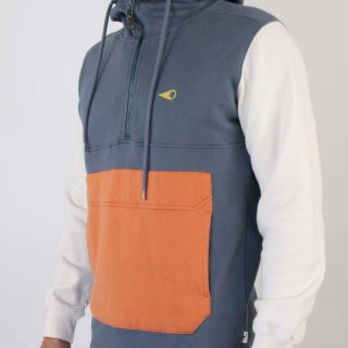 SOORUZ - SWEAT DEMI-ZIP À CAPUCHE BIO ATOLL