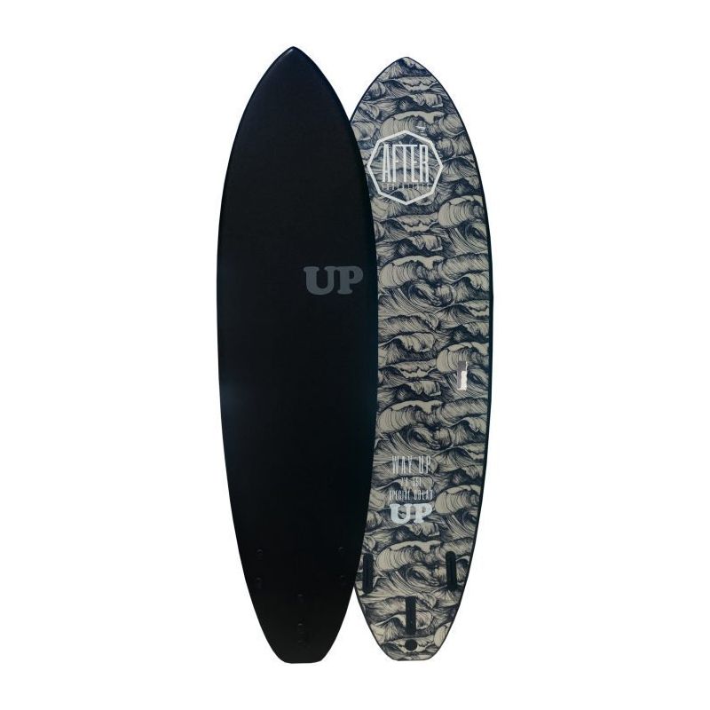 UP AFTER ESSENTIALS - PLANCHE DE SURF EN MOUSSE - WAY UP 7.0 COLLAB BLACK