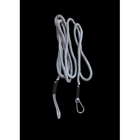 SURFPISTOLS - LEASH DYNEMA MOUSQUETON POUR CEINTURE DE WING 290/400cm