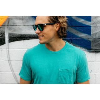 KNOCKAROUND - Lunettes de Soleil Premiums Black / Green Moonshine