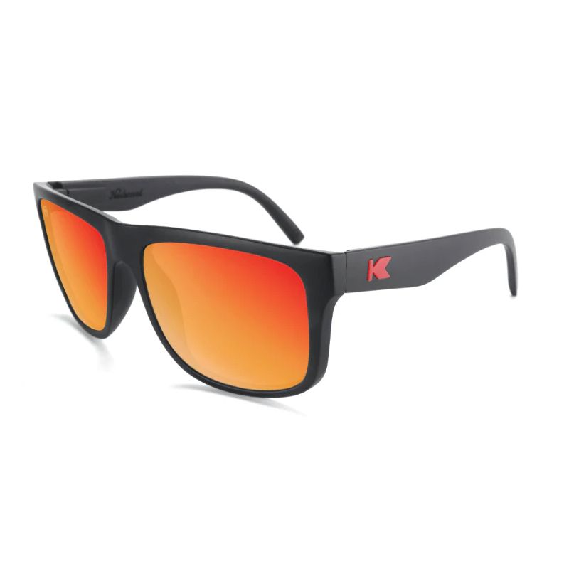KNOCKAROUND - Lunettes de Soleil Torrey Pines Matte Black / Red Sunset
