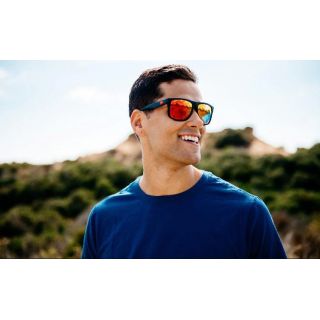 KNOCKAROUND - Lunettes de Soleil Torrey Pines Matte Black / Red Sunset