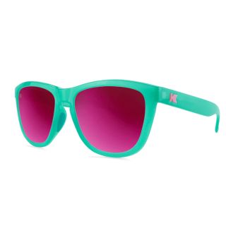 KNOCKAROUND - Lunettes de Soleil Premiums Sport Aquamarine / Fuchsia
