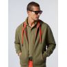 NORTH SAILS - Sweat à capuche entièrement zippé avec écusson logo