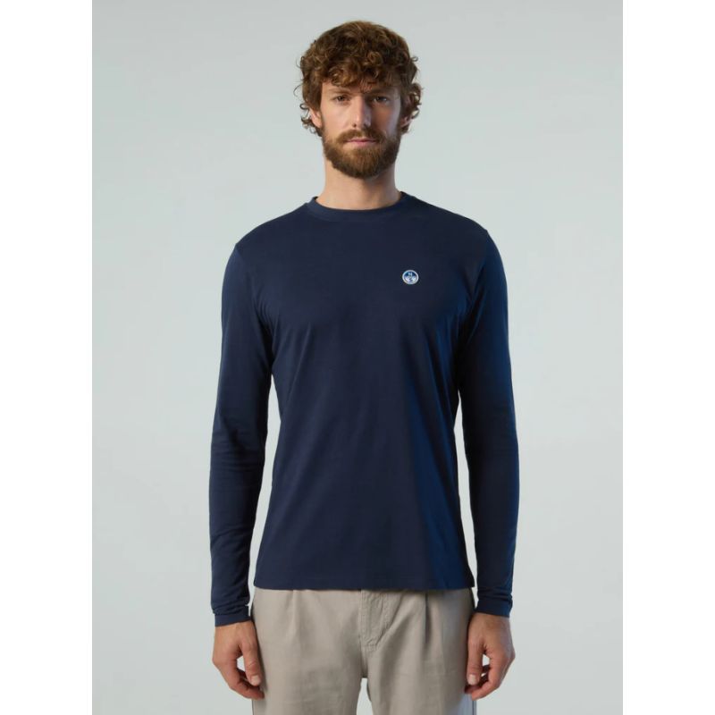 NORTH SAILS - T-shirt manches longues avec écusson logo