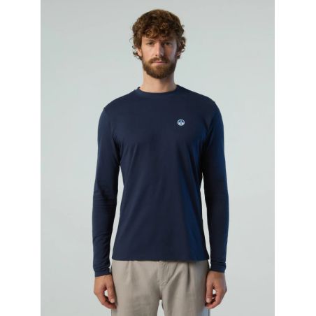 NORTH SAILS - T-shirt manches longues avec écusson logo NORTH SAILS - T-shirt manches longues avec écusson logo