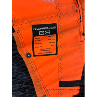 voile racing blade 6,3 2012 slalom