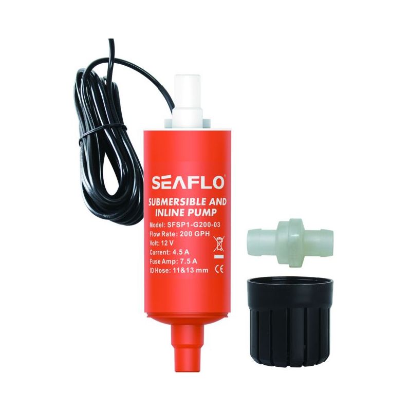 POMPE ÉLECTRIQUE SEAFLO SUB/LIGNE 12 V 12,6 L/MIN