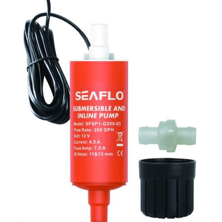 POMPE ÉLECTRIQUE SEAFLO SUB/LIGNE 12 V 12,6 L/MIN