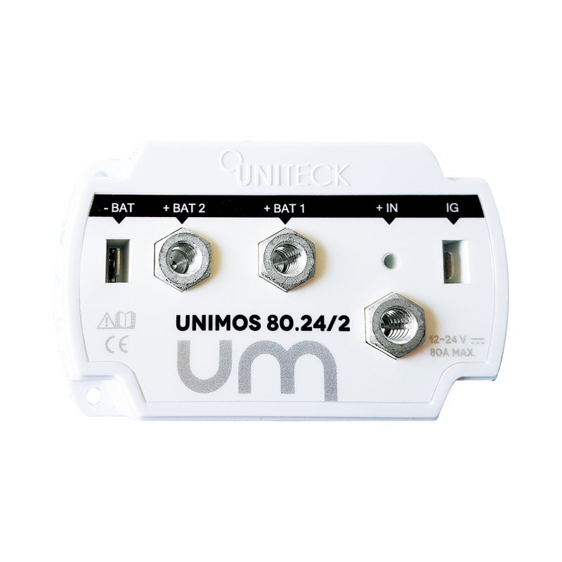 REPARTITEUR DE CHARGE UNIMOS 12/24 V 80 A 1E/2S