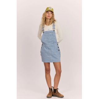 SISSTREVOLUTION - Ocean Haze Pinifore Overall Dress