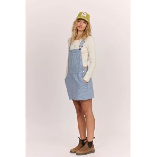 SISSTREVOLUTION - Ocean Haze Pinifore Overall Dress