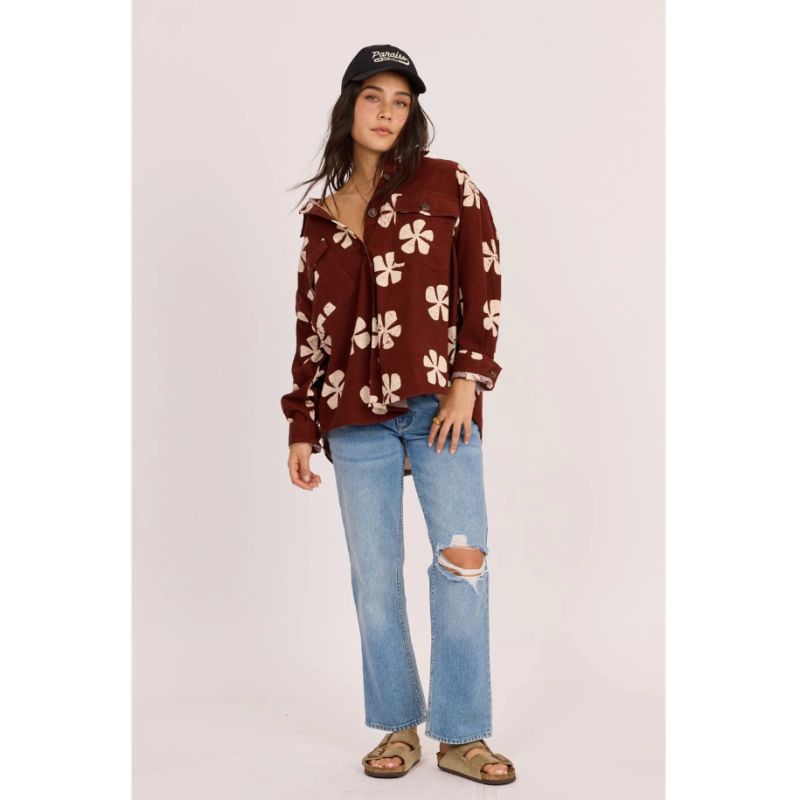 SISSTREVOLUTION - VESTE LUSH PALMS WOVEN