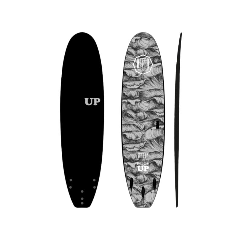 UP - SOFTBOARD HIGH UP 7´6 AE COLLAB BLACK/WAVES 