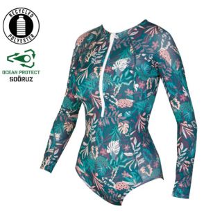 SWIMSUIT LS DIVINE MINI ZIP BD G - SOÖRUZ