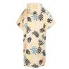MYSTIC - PONCHO VELOURS AOP