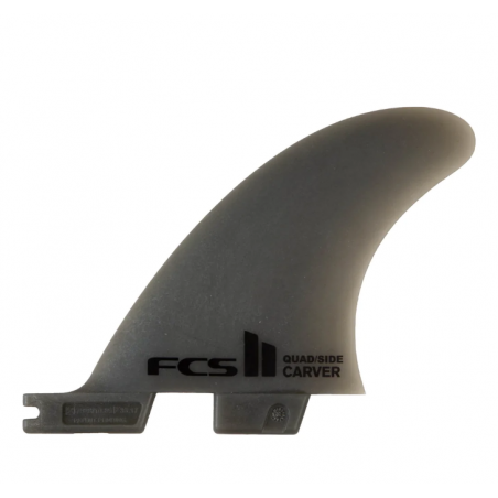CARVER NG SMOKE SMALL SIDE BYTE RETAIL FINS - FCS CARVER NG SMOKE SMALL SIDE BYTE RETAIL FINS - FCS