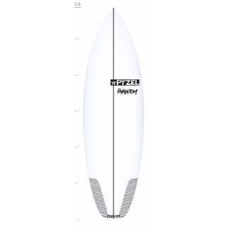 PLANCHE DE SURF SHORTBOARD - Phantom 5'9 - Pyzel