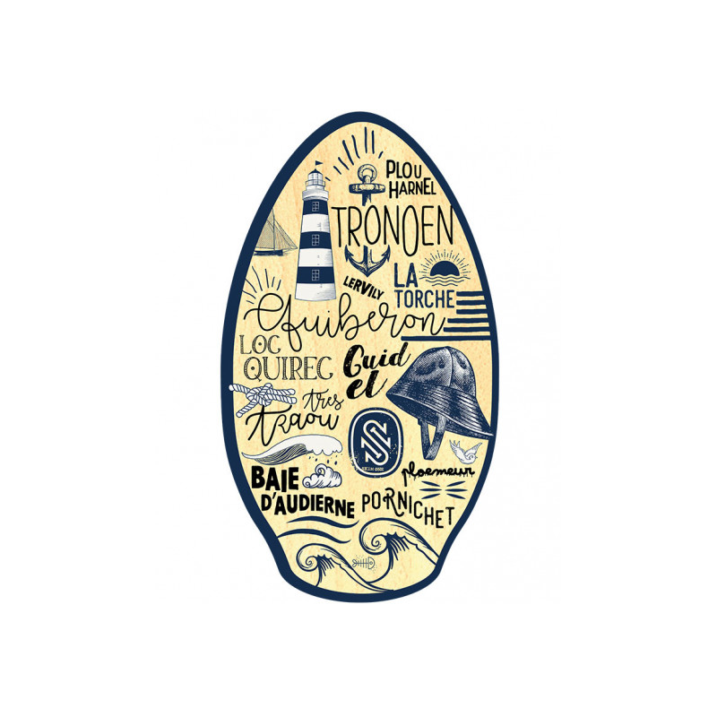 Skimboard - Wood Bretagne 41" - SKIM ONE