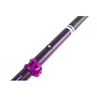 PAGAIE - PRIME PURPLE LEVERLOCK PADDLE 3pièces - RED PADDLE