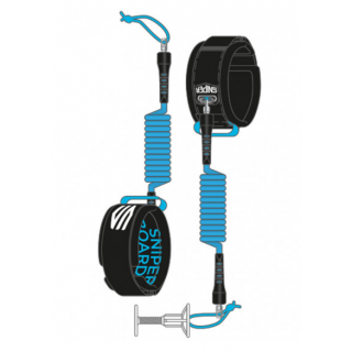 LEASH de BODYBOARD - DELUXE WRIST COILED - SNIPER