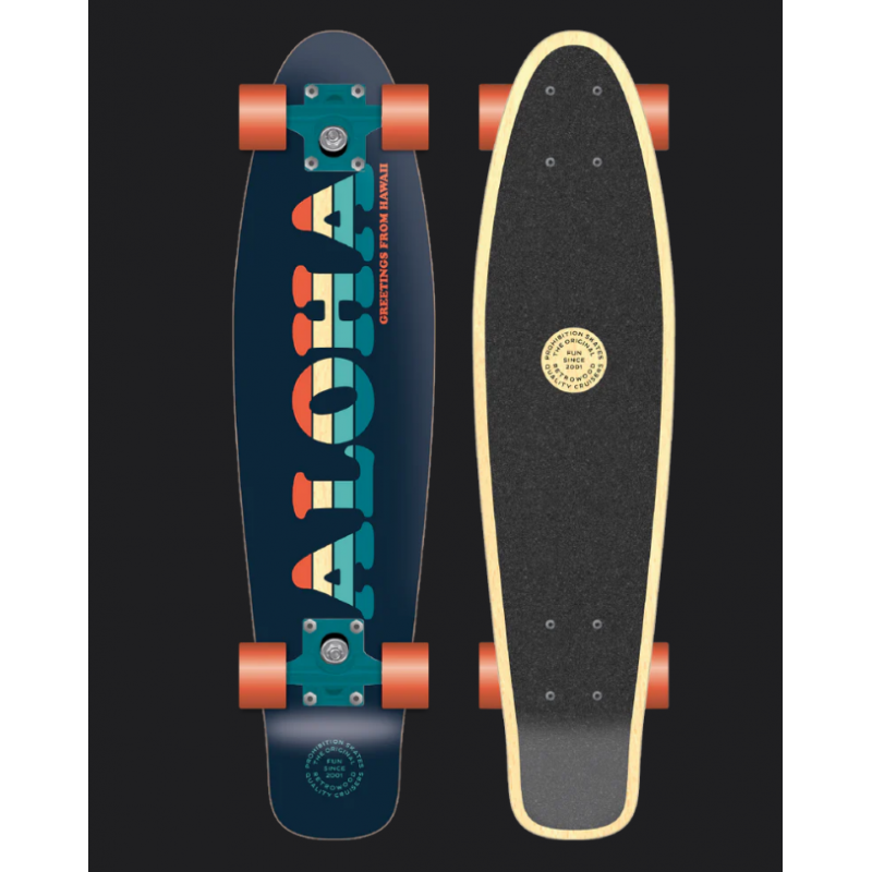 Surf Skate - ALOHA RETROWOOD 28“ - CARTEL