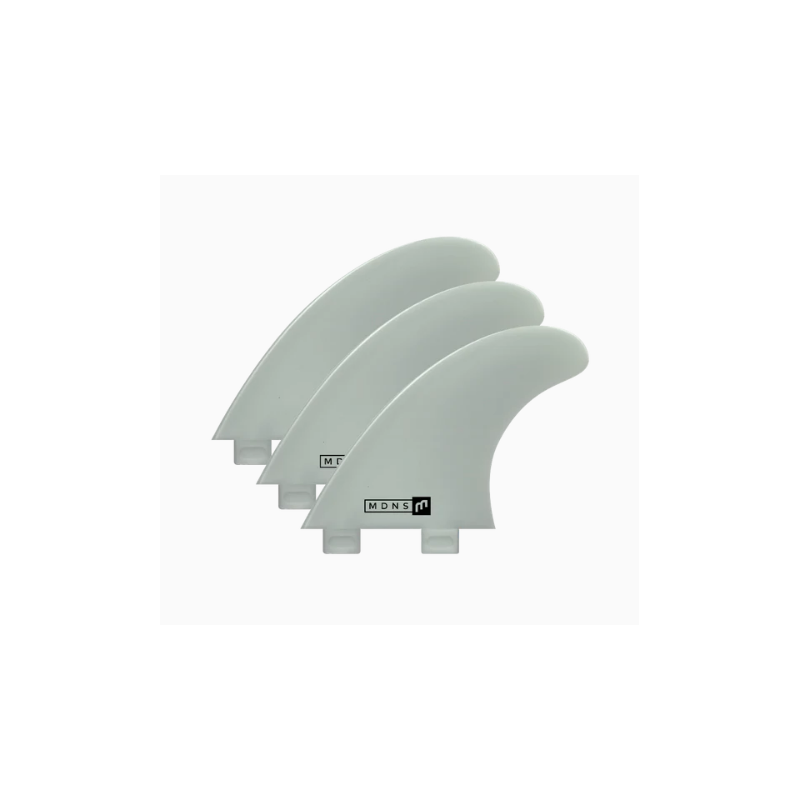 Ailerons - 3 FINS PVC FX2 4" CLEAR - MDNS