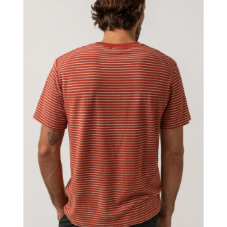 Tee-shirt - Linen Stripe SS - RYTHM.
