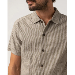 Chemise manches courtes - SEERSUCKER STRIPE SS - RYTHM.