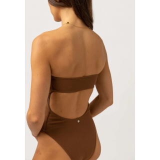 Maillot de bain une pièce - AVOCA STRAPLESS - RYTHM.