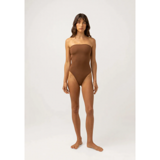 Maillot de bain une pièce - AVOCA STRAPLESS - RYTHM.