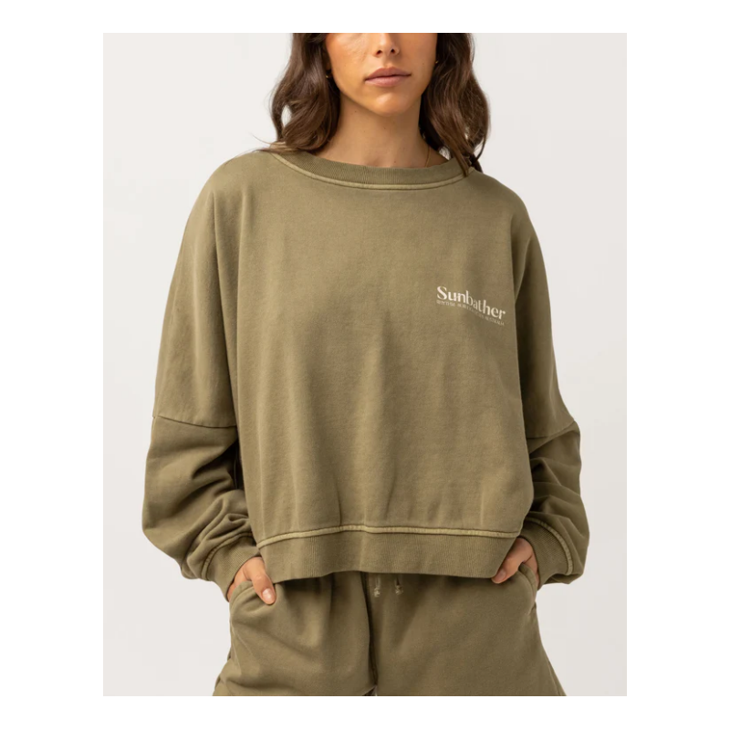 Sweat oversize - SUNBATHER SLOUCH FLEECE - RYTHM.