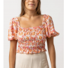 RYTHM - TOP ROSA FLORAL SMOCKED