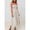 RYTHM - ROBE MIDI CLASSIC SHIRRED