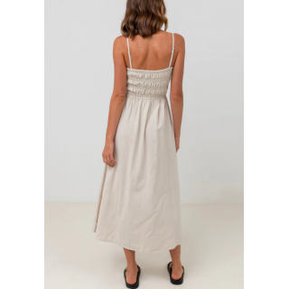 RYTHM - ROBE MIDI CLASSIC SHIRRED
