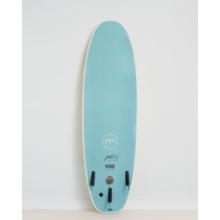 Planche de surf - SUPER SOFT TRI WHITE/AQUA - Mick Fanning