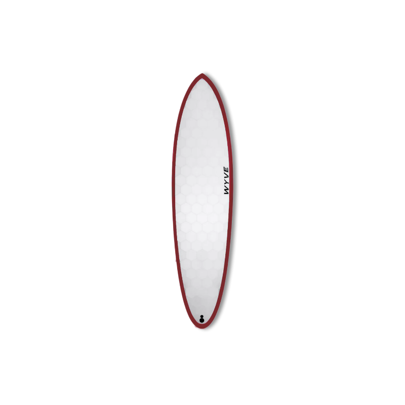 PLANCHE DE SURF - TWIN MID 7'4 rails rouge - WYVE