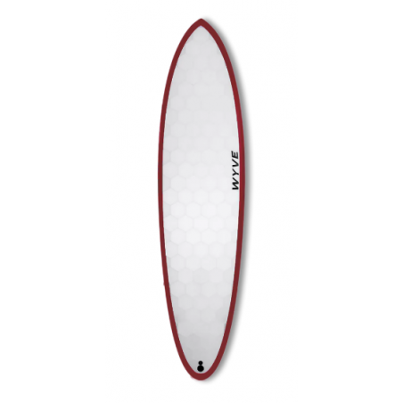 PLANCHE DE SURF - TWIN MID 7'4 rails rouge - WYVE