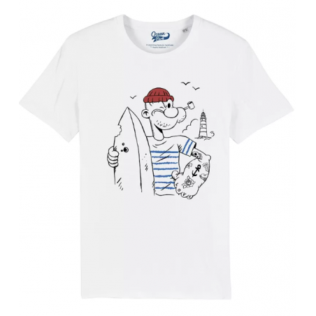 OCEAN PARK - TEE-SHIRT POPEYE SURFER