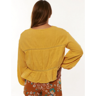 SISSTREVOLUTION -  BLOUSE CITRUS WOVEN