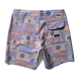 Short de bain - MINDS EYE 17.5" ECOLASTIC - VISSLA