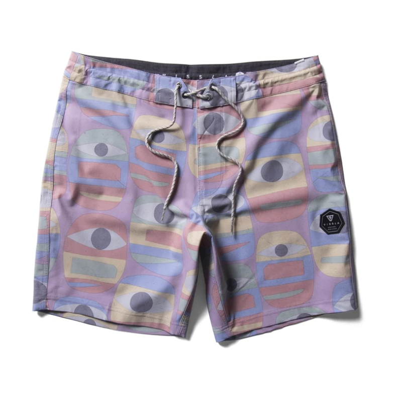 Short de bain - MINDS EYE 17.5" ECOLASTIC - VISSLA